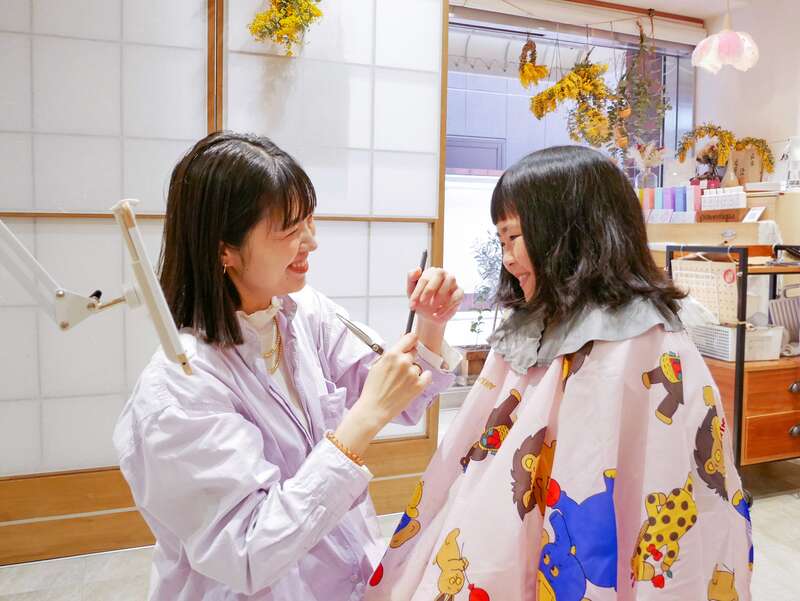 キッズカット・七五三着付け歓迎の美容室en媛えん