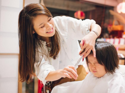 親子・キッズカットは調布駅すぐの「媛en」での画像