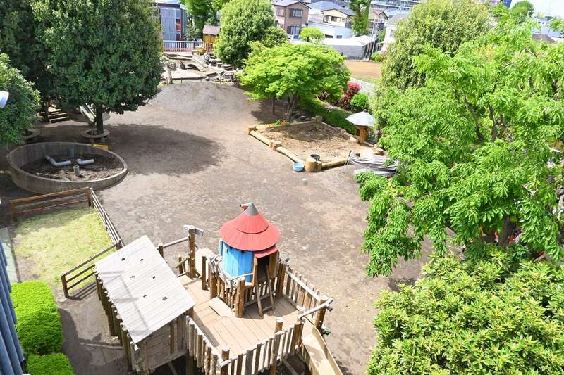 調布白菊幼稚園の園庭開放「キッズランド」の画像