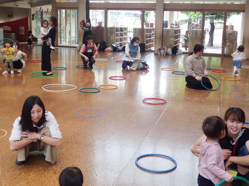 「親子で遊ぼう！」調布白菊幼稚園の未就園児向けプログラムの画像