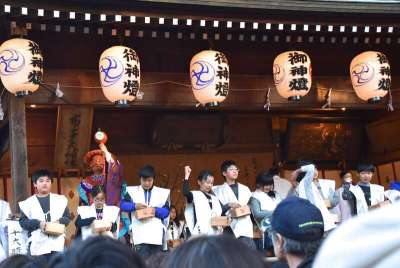 令和7年　布多天神社の節分祭の画像