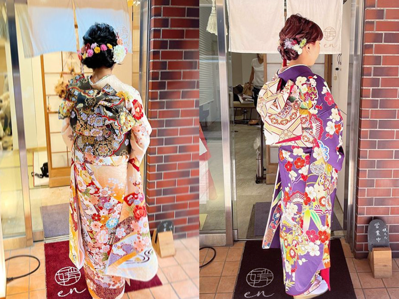 成人式の和装着付け&ヘアーメイクen媛えん