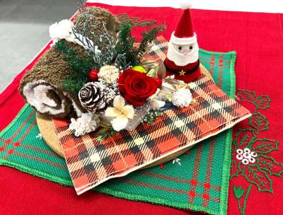 高齢者向け作品（プリザーブドフラワー）