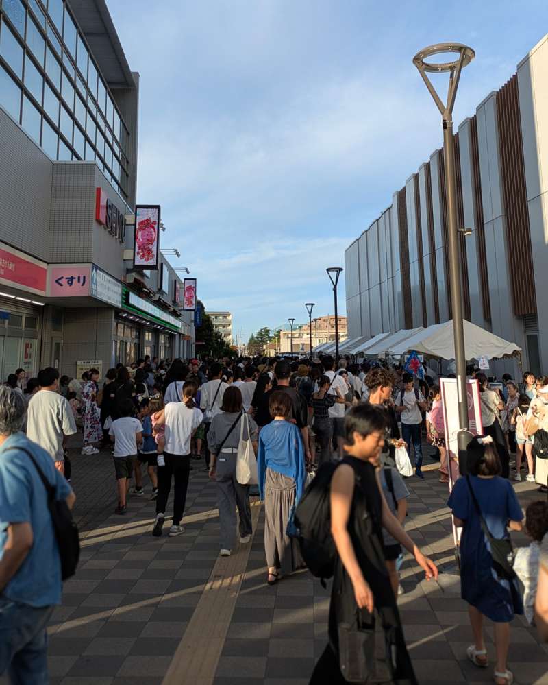 昨年開催時の模擬店の様子