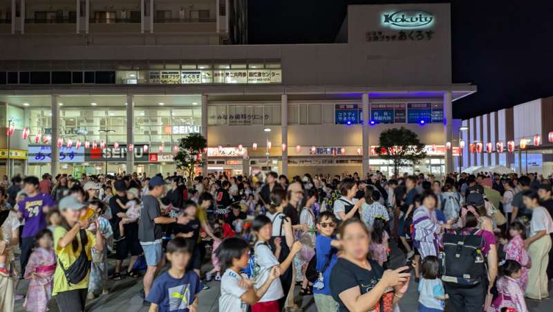 昨年開催時の盆踊りの様子