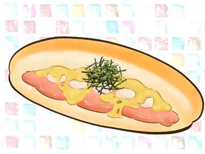 明太もちチーズ・コッペパン