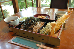 天ざるそば（くず餅付）