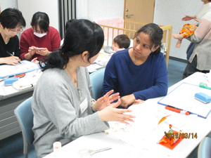 子育て中の親の日本語教室（だっこらっこくらぶ）